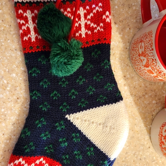 2 Santa Christmas Mugs Stocking & Santa Ornament - Picture 3 of 7